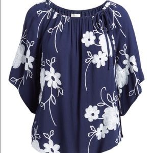 Forgotten Grace Floral Embroidered Off-Shoulder